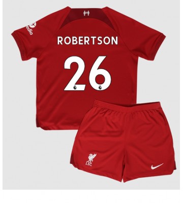 Liverpool Andrew Robertson #26 Hjemmedraktsett Barn 2022-23 Kortermet (+ Korte bukser)